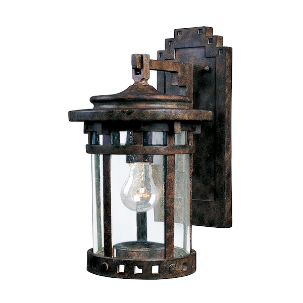 Maxim Lighting Santa Barbara VX 1-Light 7" Wide Sienna Outdoor Wall Sconce 40033CDSE - main